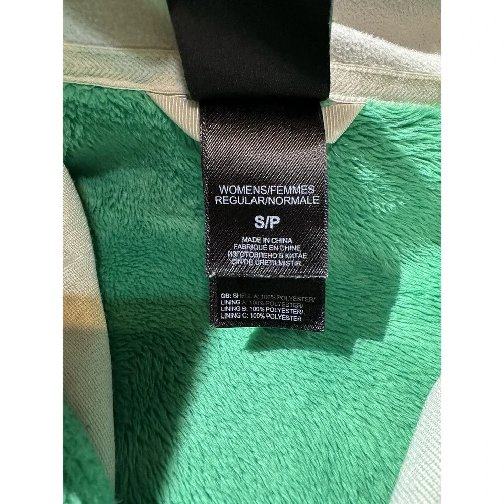 The North Face Osito Full Zip Fuzzy Jacket Women's Small Casual Emerald‎ Green